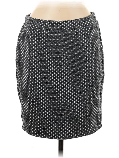 Pre-owned Ann Taylor Loft Outlet Formal Skirt In Gray