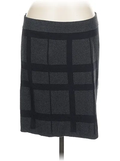 Pre-owned Ann Taylor Loft Outlet Formal Skirt In Gray