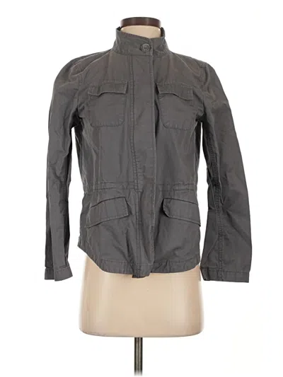 Pre-owned Ann Taylor Loft Outlet Jacket In Gray