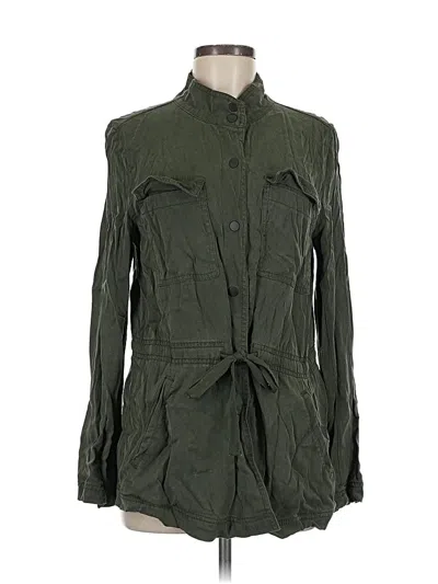 Pre-owned Ann Taylor Loft Outlet Jacket In Green