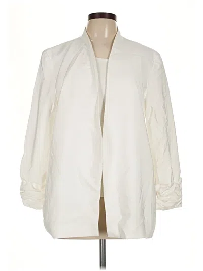 Pre-owned Ann Taylor Loft Outlet Jacket In Ivory