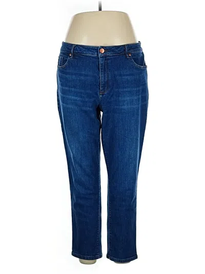 Pre-owned Ann Taylor Loft Outlet Jeans In Blue