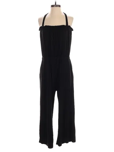 Pre-owned Ann Taylor Loft Outlet Jumpsuit In Black