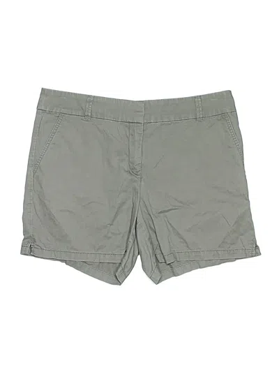 Pre-owned Ann Taylor Loft Outlet Khaki Shorts In Gray