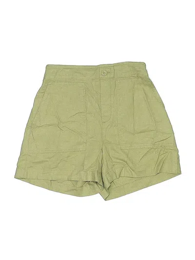 Pre-owned Ann Taylor Loft Outlet Khaki Shorts In Green