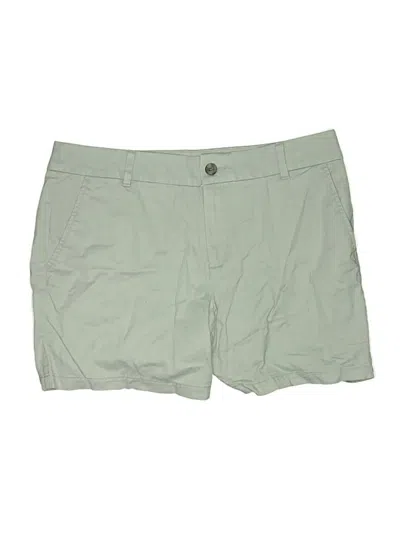 Pre-owned Ann Taylor Loft Outlet Khaki Shorts In Green