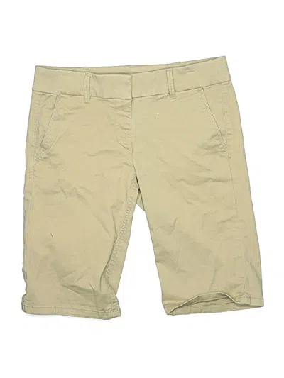 Pre-owned Ann Taylor Loft Outlet Khaki Shorts In Tan