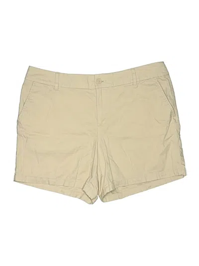 Pre-owned Ann Taylor Loft Outlet Khaki Shorts In Tan