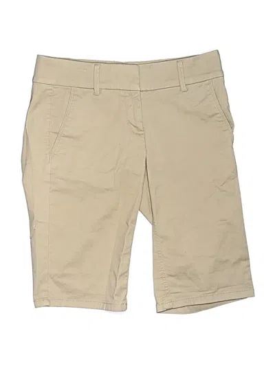 Pre-owned Ann Taylor Loft Outlet Khaki Shorts In Tan