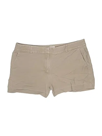 Pre-owned Ann Taylor Loft Outlet Khaki Shorts In Tan