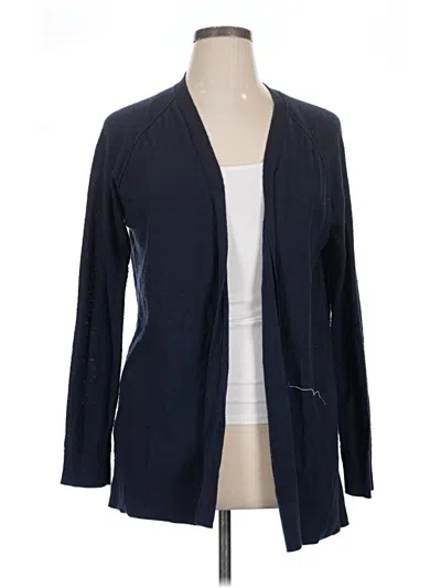 Pre-owned Ann Taylor Loft Outlet Kimono In Blue