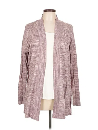 Pre-owned Ann Taylor Loft Outlet Kimono In Burgundy