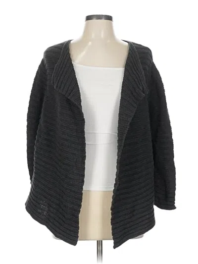 Pre-owned Ann Taylor Loft Outlet Kimono In Gray