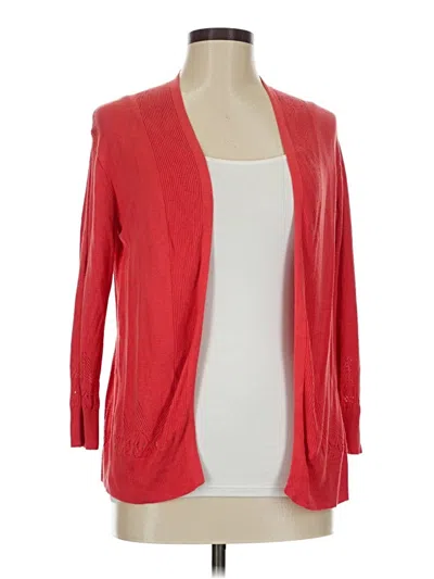 Pre-owned Ann Taylor Loft Outlet Kimono In Red