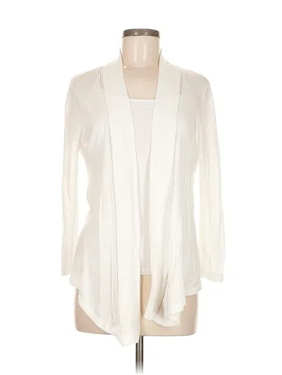 Pre-owned Ann Taylor Loft Outlet Kimono In White