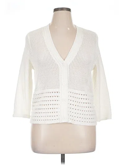 Pre-owned Ann Taylor Loft Outlet Kimono In White