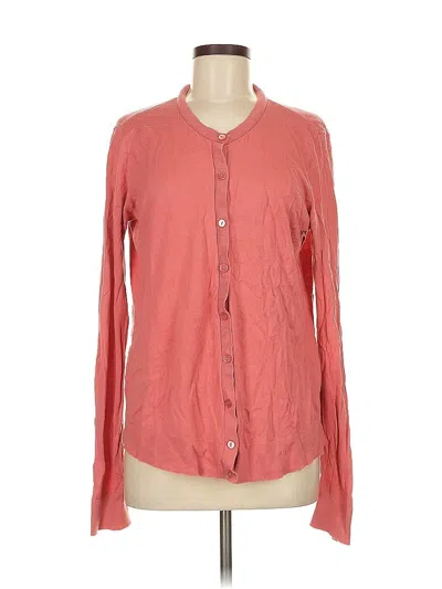 Pre-owned Ann Taylor Loft Outlet Long Sleeve Blouse In Pink