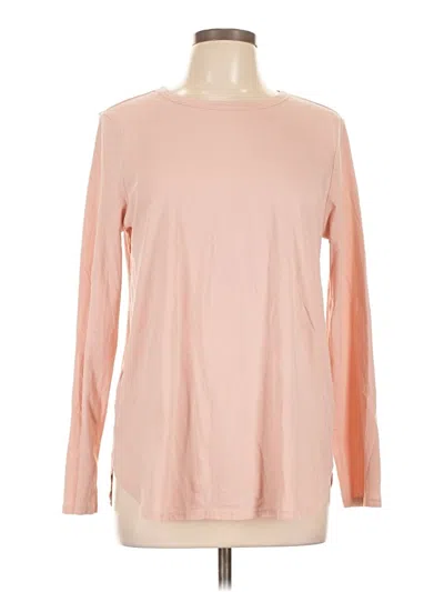 Pre-owned Ann Taylor Loft Outlet Long Sleeve T-shirt In Orange