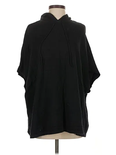 Pre-owned Ann Taylor Loft Outlet Poncho In Black