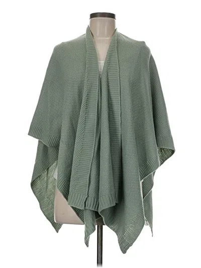 Pre-owned Ann Taylor Loft Outlet Poncho In Green