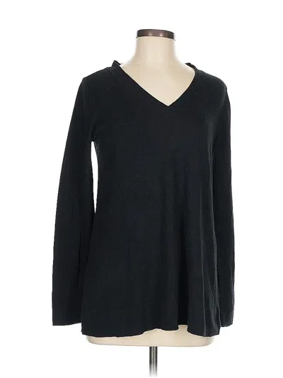 Pre-owned Ann Taylor Loft Outlet Pullover Sweater In Black