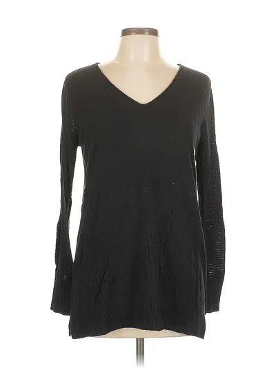 Pre-owned Ann Taylor Loft Outlet Pullover Sweater In Black