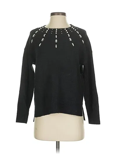 Pre-owned Ann Taylor Loft Outlet Pullover Sweater In Black