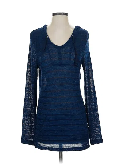 Pre-owned Ann Taylor Loft Outlet Pullover Sweater In Blue