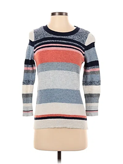 Pre-owned Ann Taylor Loft Outlet Pullover Sweater In Blue