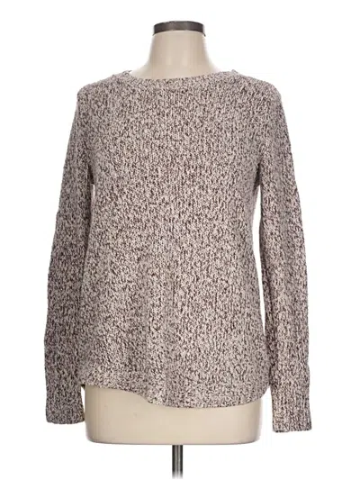Pre-owned Ann Taylor Loft Outlet Pullover Sweater In Brown