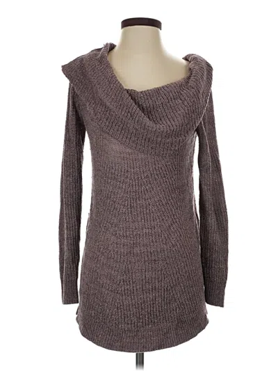 Pre-owned Ann Taylor Loft Outlet Pullover Sweater In Brown