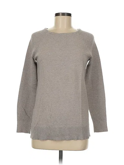 Pre-owned Ann Taylor Loft Outlet Pullover Sweater In Gray