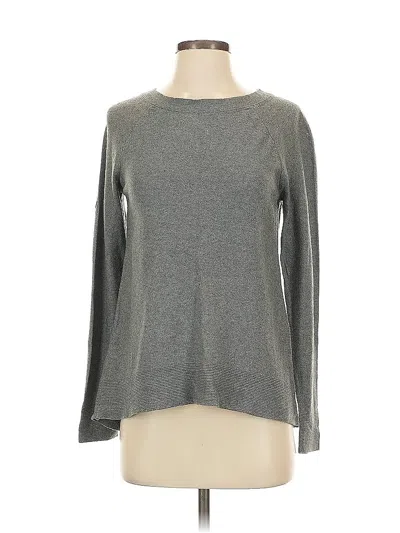 Pre-owned Ann Taylor Loft Outlet Pullover Sweater In Gray