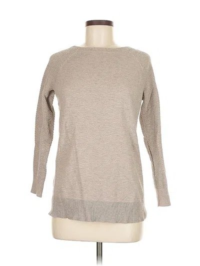 Pre-owned Ann Taylor Loft Outlet Pullover Sweater In Gray