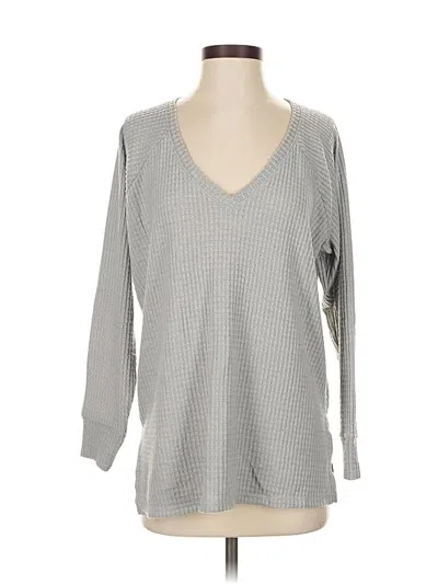 Pre-owned Ann Taylor Loft Outlet Pullover Sweater In Gray