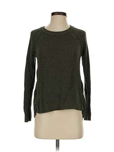 Pre-owned Ann Taylor Loft Outlet Pullover Sweater In Green