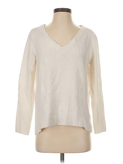Pre-owned Ann Taylor Loft Outlet Pullover Sweater In Ivory