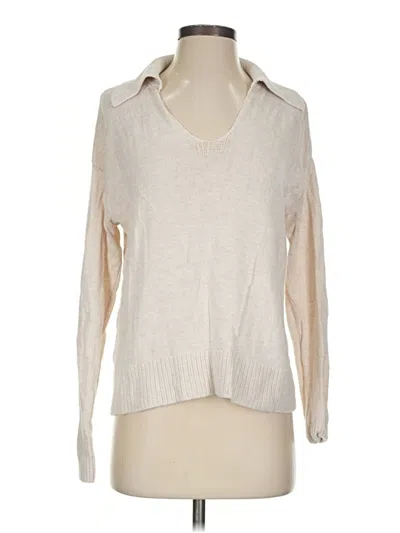 Pre-owned Ann Taylor Loft Outlet Pullover Sweater In Ivory