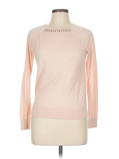 Pre-owned Ann Taylor Loft Outlet Pullover Sweater In Pink