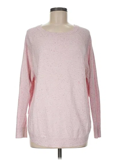 Pre-owned Ann Taylor Loft Outlet Pullover Sweater In Pink