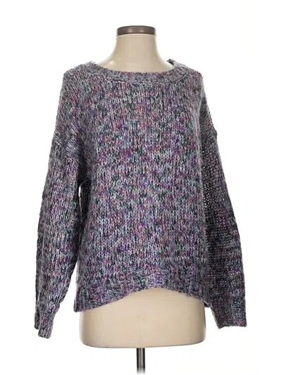 Pre-owned Ann Taylor Loft Outlet Pullover Sweater In Purple
