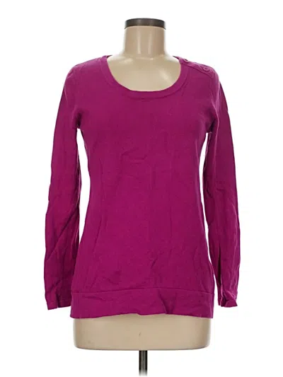 Pre-owned Ann Taylor Loft Outlet Pullover Sweater In Purple