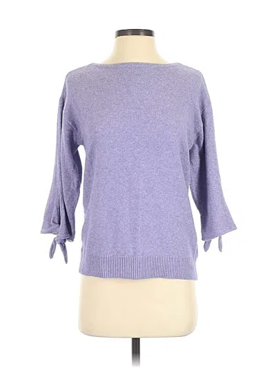 Pre-owned Ann Taylor Loft Outlet Pullover Sweater In Purple