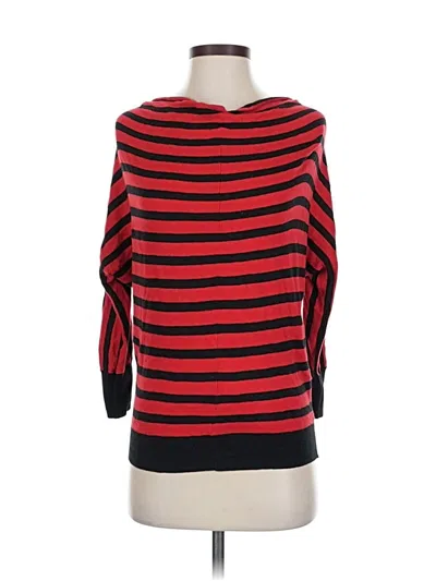 Pre-owned Ann Taylor Loft Outlet Pullover Sweater In Red