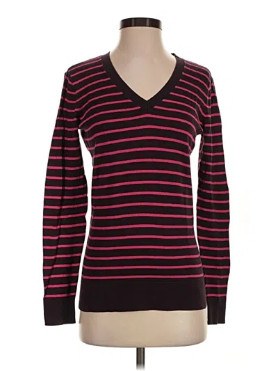 Pre-owned Ann Taylor Loft Outlet Pullover Sweater In Red