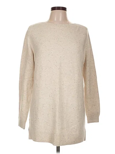 Pre-owned Ann Taylor Loft Outlet Pullover Sweater In Tan