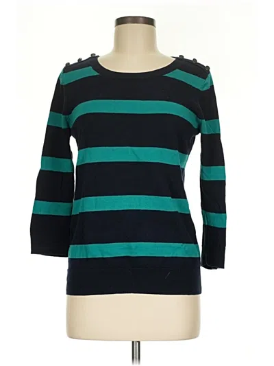 Pre-owned Ann Taylor Loft Outlet Pullover Sweater In Teal