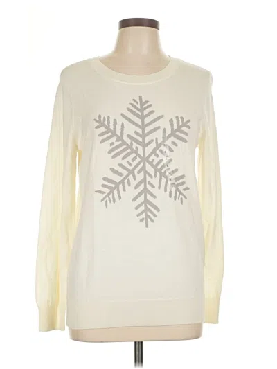 Ann Taylor Loft Outlet Pullover Sweater In White