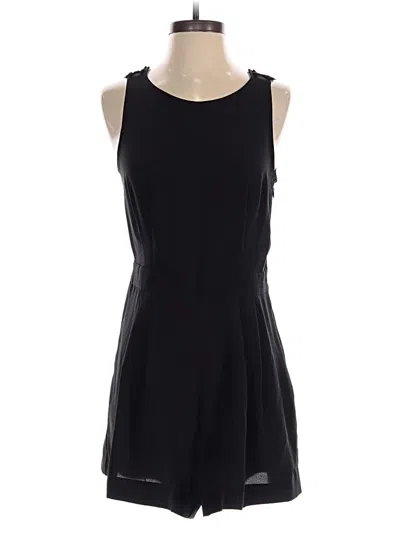 Pre-owned Ann Taylor Loft Outlet Romper In Black
