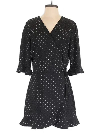 Pre-owned Ann Taylor Loft Outlet Romper In Black